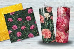 Carnation digital paper Bundle Product Image 4