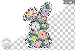 Easter Cute Bunny - Easter Clipart PNG Design Product Image 1