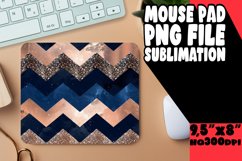 Vibrant Glitter Stripe Mouse Pad Art Product Image 1