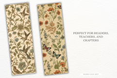 Botanical Spring Floral Bookmarks PNG Product Image 4