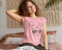 Personalized Kid Name Easter Bunny SVG PNG, Girl Easter Png Product Image 4