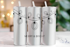 Merry &amp; Bright Tumbler Wrap | Christmas Wrap Product Image 1