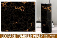 Leopard Print Tumbler Wrap Sublimation Product Image 1