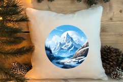 Winter Hiking Clipart Sublimation, Christmas PNG Product Image 3
