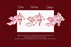 Whimsical Cupids Valentine's Day SVG Product Image 4