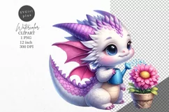 Dragon clipart, Fantasy clipart, Nursery clipart Product Image 1