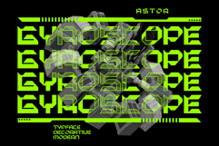 ASTOR - Futuristic Display Font Product Image 4