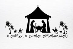 Farmhouse Christian Christmas Sign SVG Product Image 4