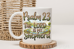 Psalm 23 The Lord Is My Shepherd PNG, Christian Sublimation Product Image 3