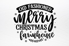 Farmhouse Vintage Christmas Sign SVG Product Image 4