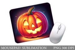 Cute Pumpkin Mouse Pad. Cute Halloween Pumpkin Mouse Pad Product Image 1