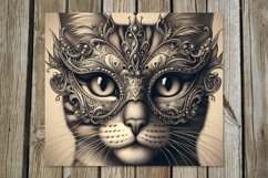Cats in the mask | skinny tumbler Sublimation design bundle Product Image 4