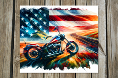 Motorcycle patriot | 4 Skinny tumbler sublimation designs PL Product Image 4