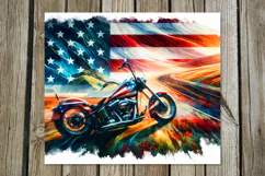 Motorcycle patriot | 4 Skinny tumbler sublimation designs PL Product Image 4