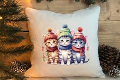 Cat Christmas Cat Art for Holiday Clipart Product Image 4