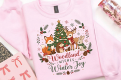 Woodland Wishes Winter Joy PNG Clipart,Cute Christmas Animal Product Image 2