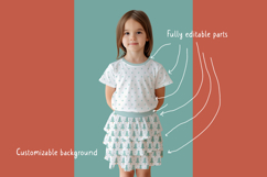 T-Shirt and Skirt Mockup Set PSD Templates Product Image 3