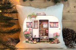 Watercolor Caravan Clipart, Caravan Clipart, Caravan Product Image 4