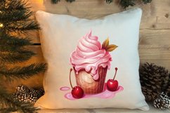 Pink Christmas Coffee Sublimation Clipart, Christmas PNG Product Image 4
