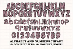 Mother's Day Alphabet clipart, mother’s day letters doodle Product Image 4