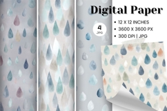 Polka dots Background Wallpaper Digital Paper Gift Wrap_49 Product Image 1