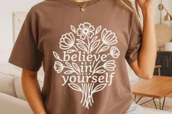 Believe In Yourself Svg, Mental Health Svg, Self Love Svg. Product Image 5