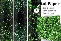 green glitter Background Wallpaper Sparkles Digital Paper_73 Product Image 1