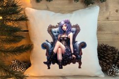 Mysterious Gothic Christmas Clipart Sublimation Product Image 4