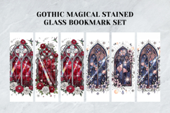 Gothic Magical Stained Glass Bookmark, Mystical Cathedral Product Image 4