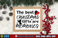 The best christmas gifts are memories SVG, Christmas SVG Product Image 3