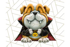 Halloween Animals in Costumes Clipart PNG, Cute Pets Art Product Image 4