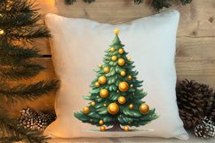 Watercolor Christmas tree clipart, Christmas tree Clipart Product Image 4