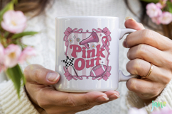 Pink Ghost Breast Cancer Awareness Png Product Image 3