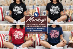 4th of July Sweatshirt Mockup ,4th of July Sweatshirt Mockup Product Image 1