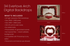 34 Everlove Arch Digital Backdrops Product Image 4