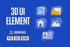 3D App UI Essentials Pack 02 Product Image 1