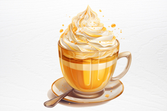 Christmas Hot Cocoa Watercolor Clipart PNG Product Image 4
