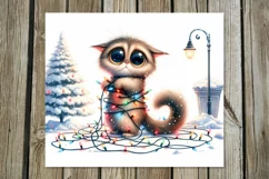 Christmas cat | 4 funny Skinny tumbler sublimation designs Product Image 4