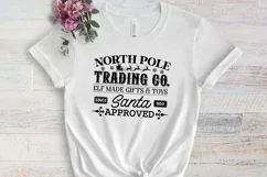 North pole trading co. elf made gifts & toys since 1850 sant Product Image 2