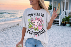 Coquette Stoner Girl PNG, Weed Lover Skull Pink Retro Girly Product Image 4