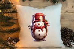 Christmas Wine Cup Sublimation Clipart Product Image 4