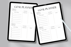 Goal Planner Template Canva | Editable Goal Setting Planner Product Image 4