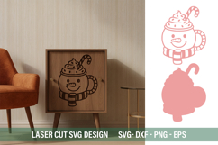 Christmas Mug SVG - Laser Cut Design Product Image 2