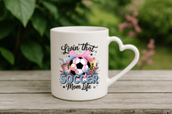 Livin' that soccer mom life PNG Sublimation | Soccer PNG Des Product Image 4