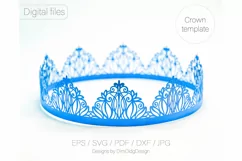 Crown svg Tiara svg Birthday tiara Princess svg Party hat Product Image 8