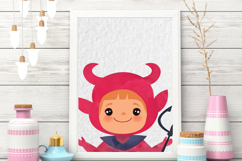 Halloween Boys Trick or Treat Clipart Product Image 4