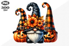 Halloween Gnomes Sublimation - Clipart PNG Design Product Image 1