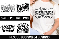 Rescue Dog SVG Design - Life Goal pet All The Dogs Product Image 1