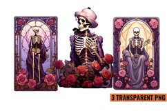 Skeleton Witch Tarot Card Clipart Product Image 1