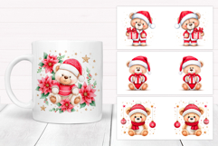 Christmas Mug Wrap Bundle. Christmas Mug Sublimation Product Image 5